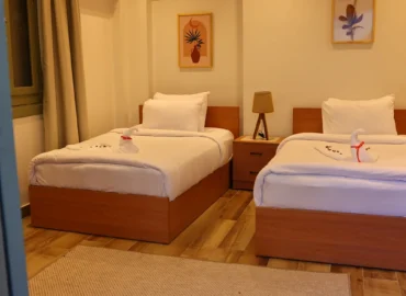 Balcony twin bed room