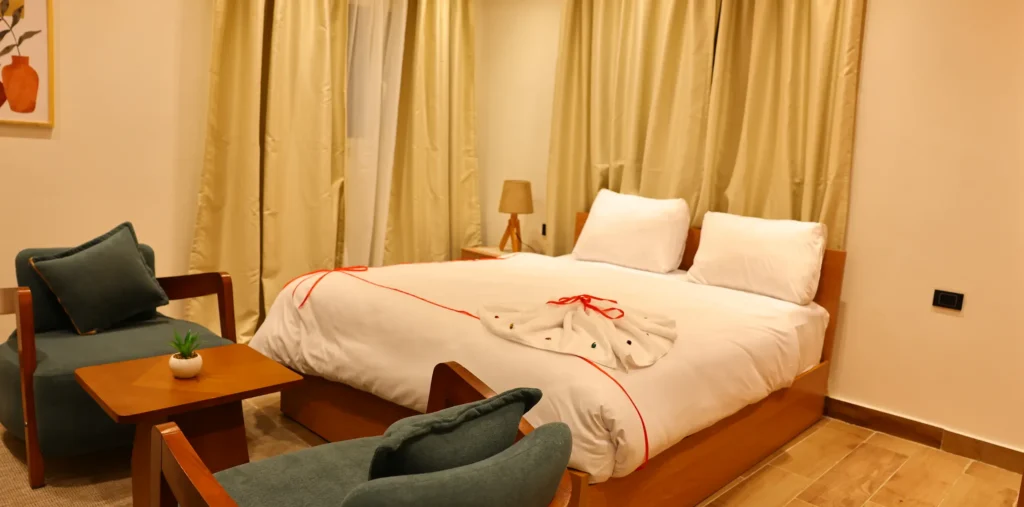 Oia king bed